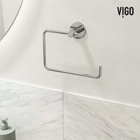 Cass 3-Piece Bath Hardware Set with 24 in. Towel Bar, Toilet Paper Holder, Hand Towel Holder