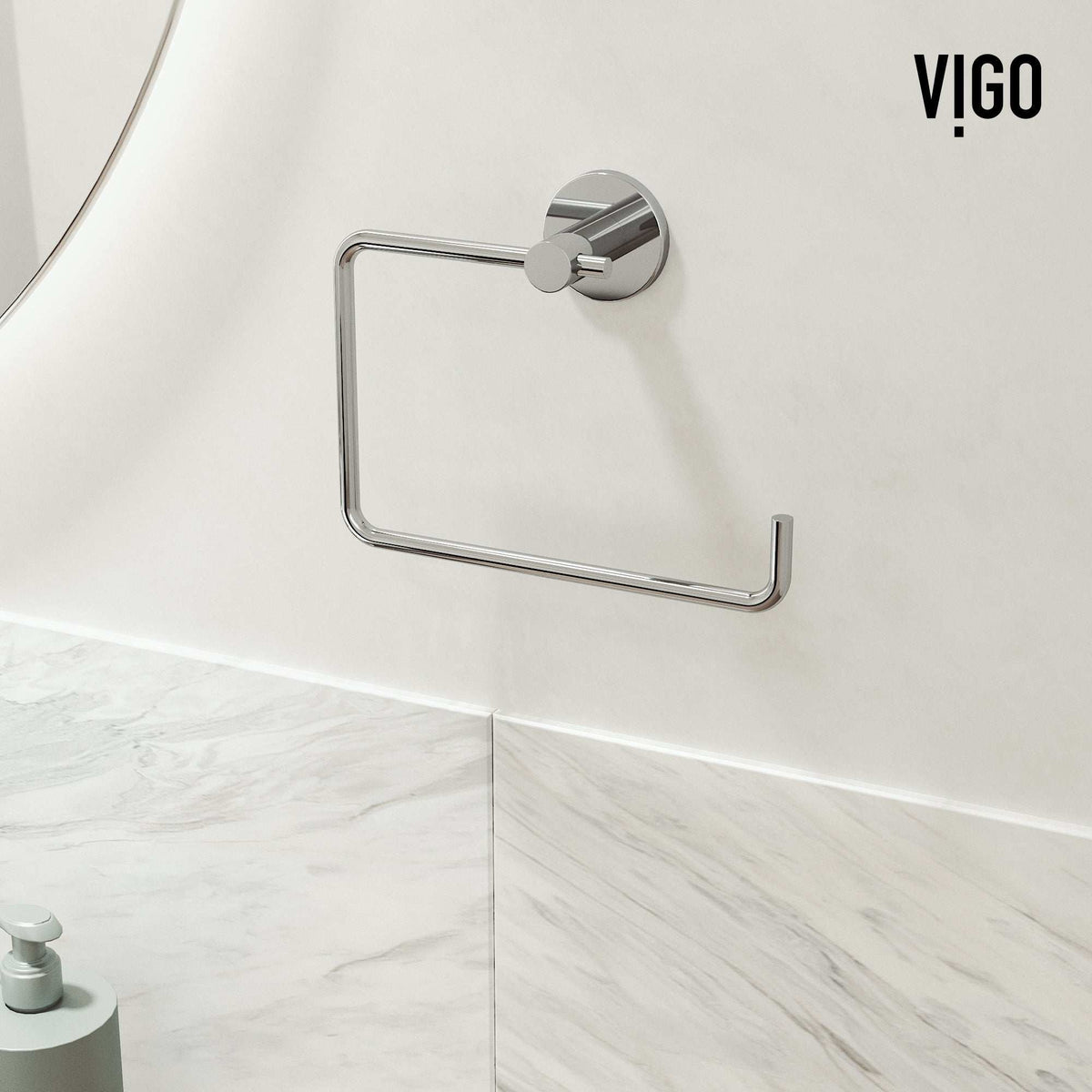 Cass 3-Piece Bath Hardware Set with 24 in. Towel Bar, Toilet Paper Holder, Hand Towel Holder