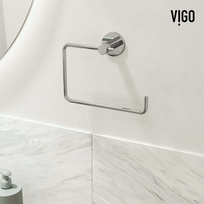 Cass 3-Piece Bath Hardware Set with 24 in. Towel Bar, Toilet Paper Holder, Hand Towel Holder