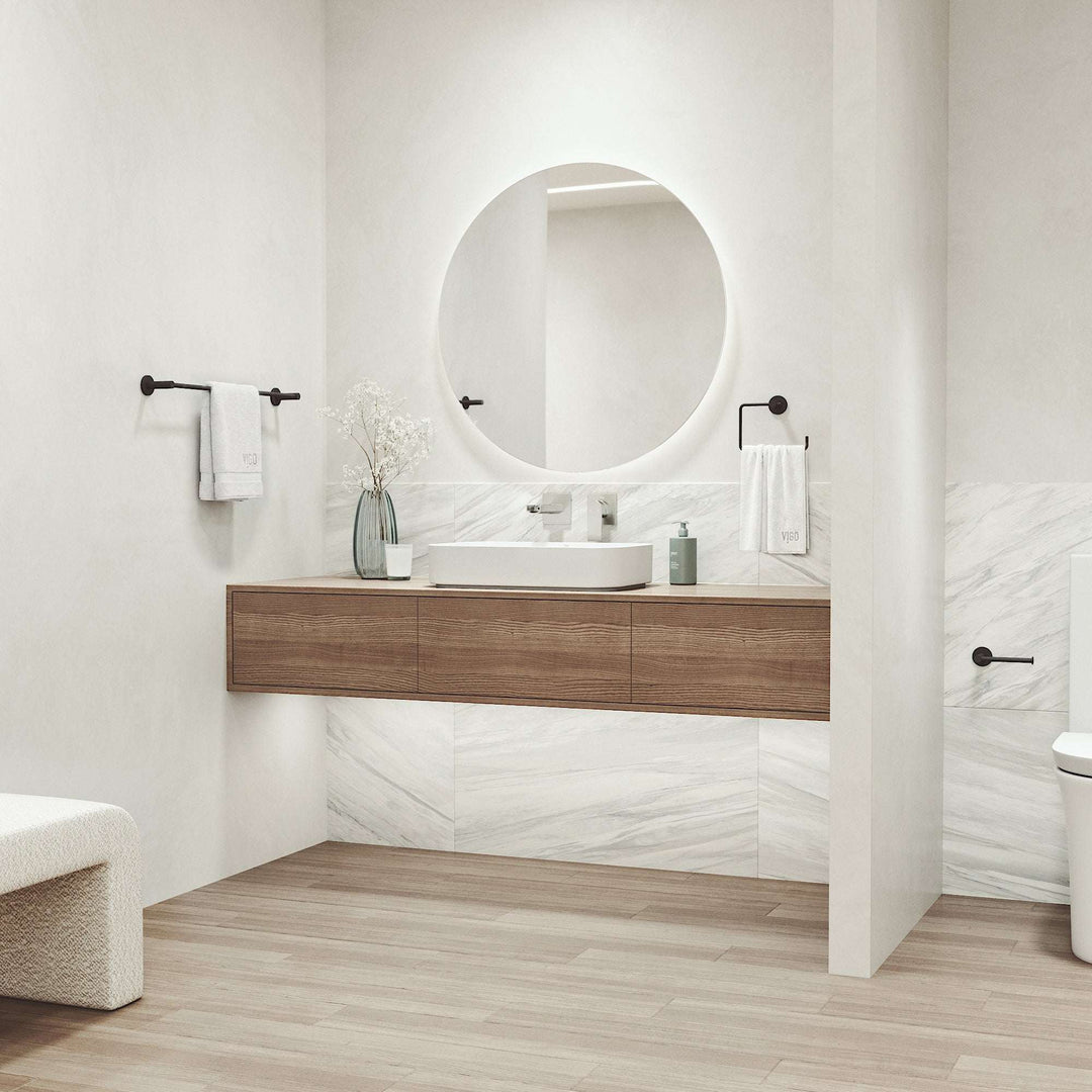 Cass 3-Piece Bath Hardware Set with 24 in. Towel Bar, Toilet Paper Holder, Hand Towel Holder