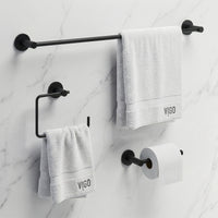 Cass 3-Piece Bath Hardware Set with 24 in. Towel Bar, Toilet Paper Holder, Hand Towel Holder