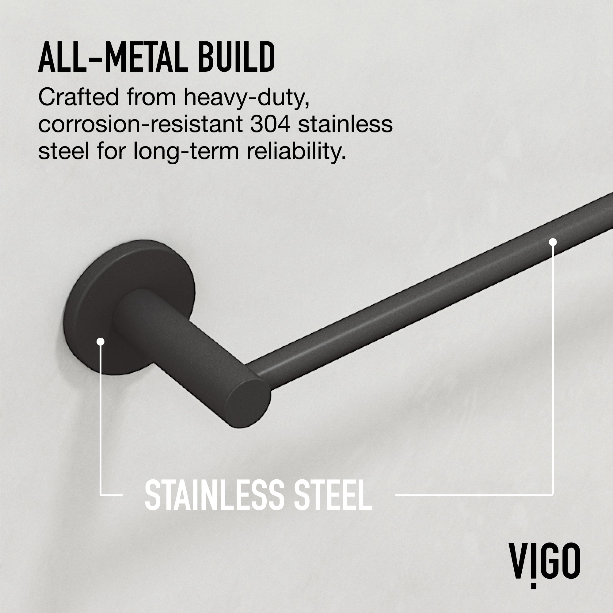 Cass 3-Piece Bath Hardware Set with 24 in. Towel Bar, Toilet Paper Holder, Hand Towel Holder