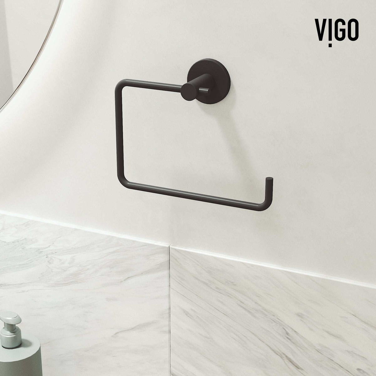 Cass 3-Piece Bath Hardware Set with 24 in. Towel Bar, Toilet Paper Holder, Hand Towel Holder