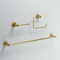Cass 3-Piece Bath Hardware Set with 24 in. Towel Bar, Toilet Paper Holder, Hand Towel Holder
