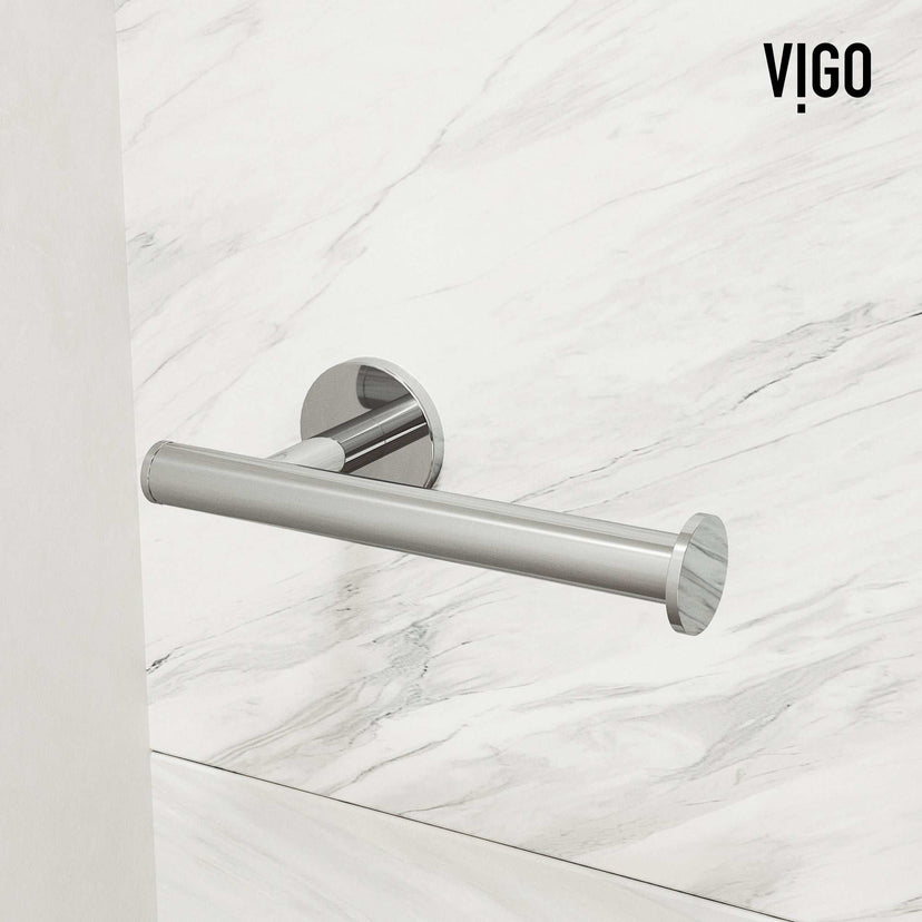 Elan 4-Piece Bath Hardware Set with 24 in. Towel Bar, Toilet Paper Holder, Hand Towel Holder, Hook