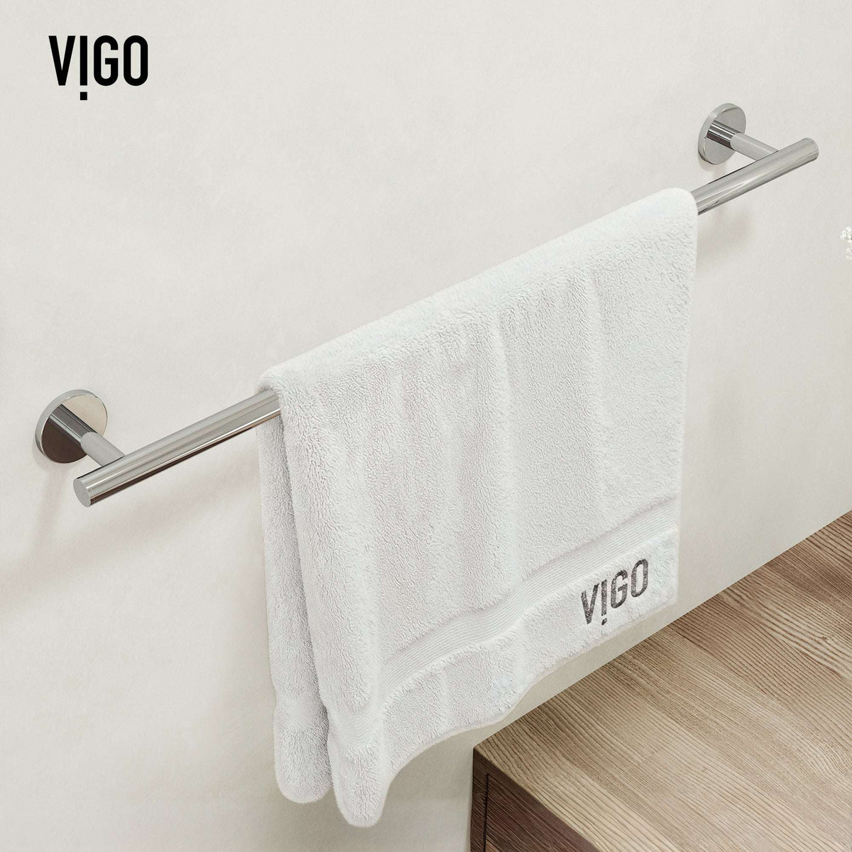 Elan 4-Piece Bath Hardware Set with 24 in. Towel Bar, Toilet Paper Holder, Hand Towel Holder, Hook