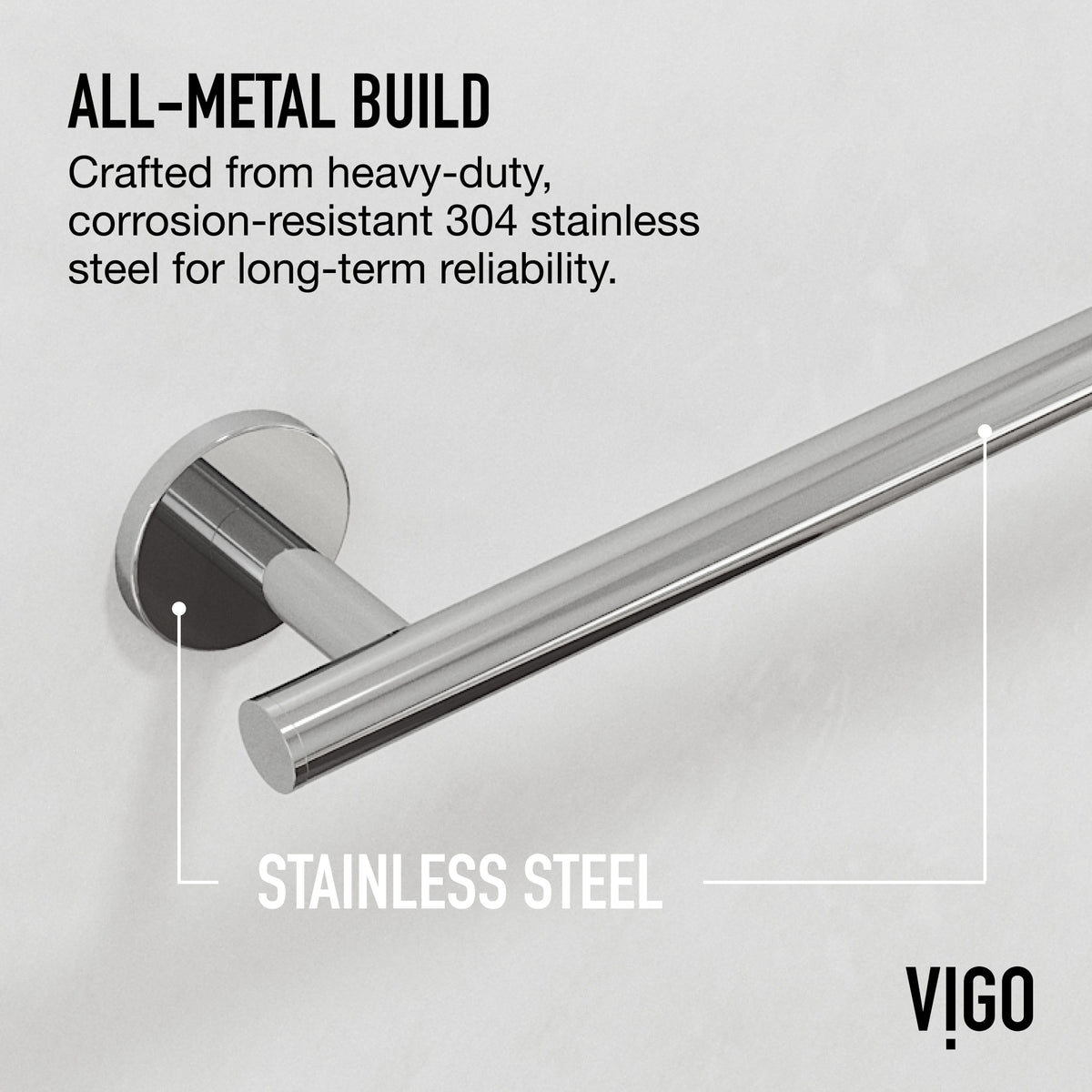 Elan 4-Piece Bath Hardware Set with 24 in. Towel Bar, Toilet Paper Holder, Hand Towel Holder, Hook