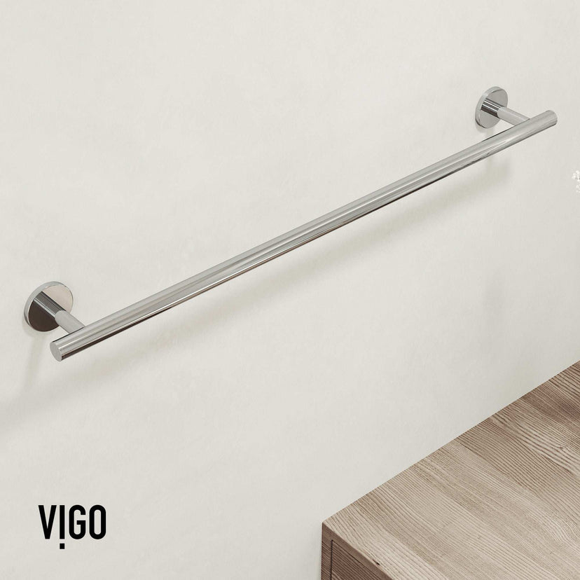 Elan 4-Piece Bath Hardware Set with 24 in. Towel Bar, Toilet Paper Holder, Hand Towel Holder, Hook