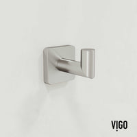 Satro 4-Piece Bath Hardware Set with 24 in. Towel Bar, Toilet Paper Holder, Hand Towel Holder, Hook