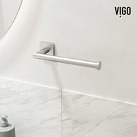 Satro 4-Piece Bath Hardware Set with 24 in. Towel Bar, Toilet Paper Holder, Hand Towel Holder, Hook