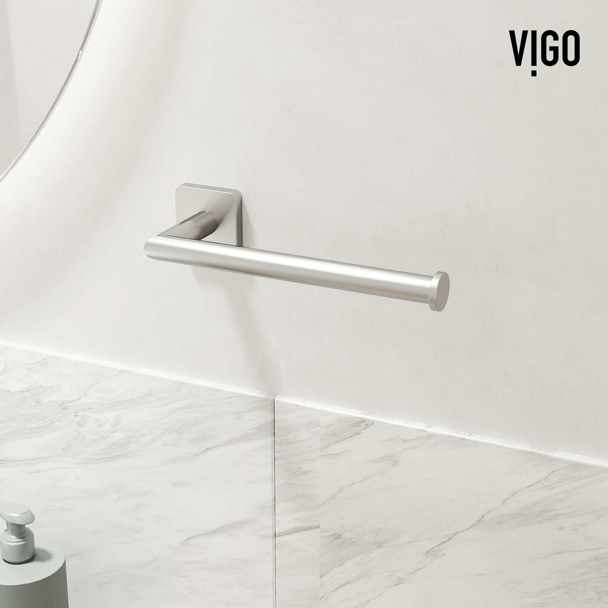 Satro 4-Piece Bath Hardware Set with 24 in. Towel Bar, Toilet Paper Holder, Hand Towel Holder, Hook