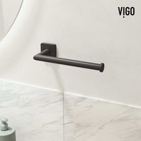 Satro 4-Piece Bath Hardware Set with 24 in. Towel Bar, Toilet Paper Holder, Hand Towel Holder, Hook