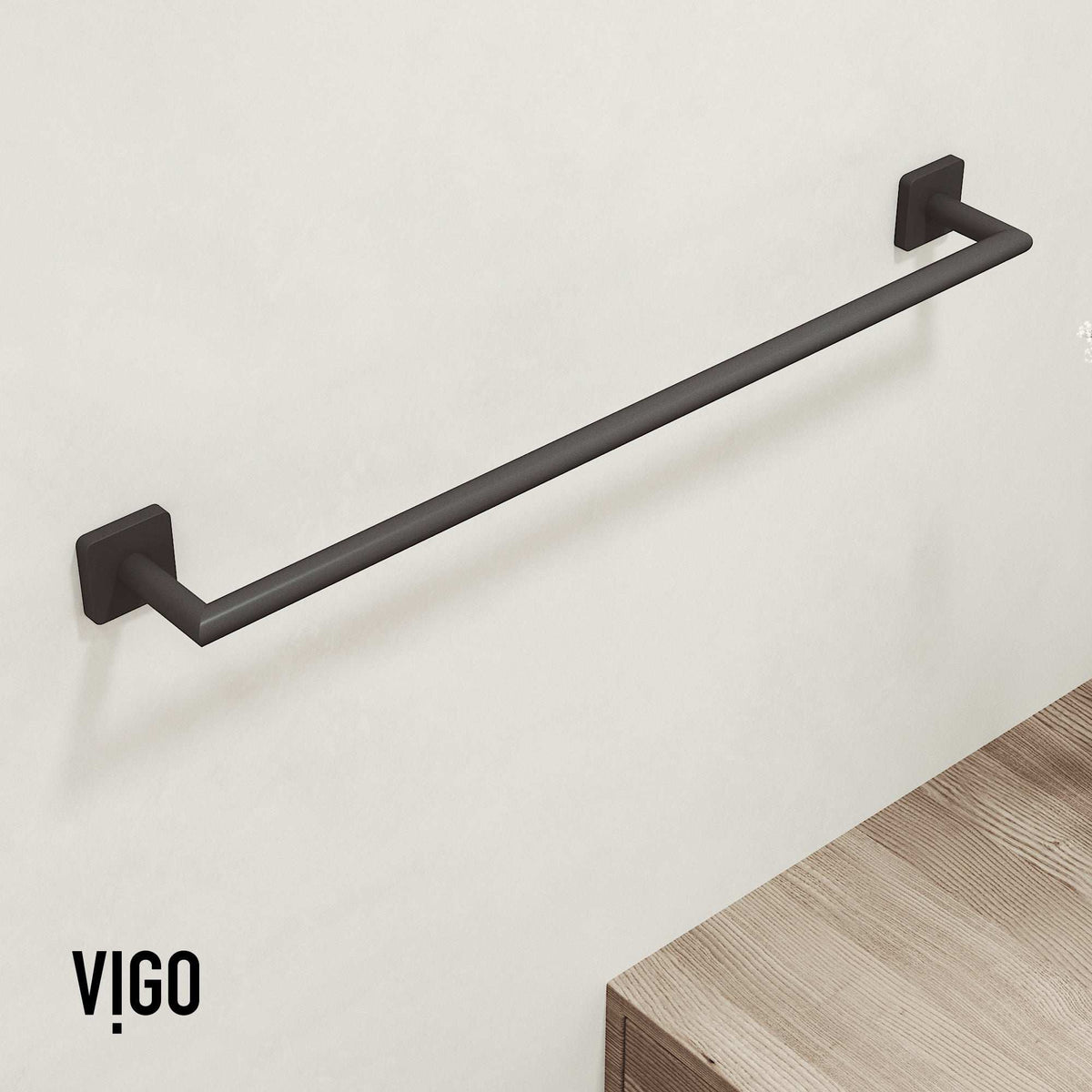 Satro 4-Piece Bath Hardware Set with 24 in. Towel Bar, Toilet Paper Holder, Hand Towel Holder, Hook