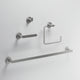 Arden 4-Piece Bath Hardware Set with 24 in. Towel Bar, Toilet Paper Holder, Hand Towel Holder, Hook