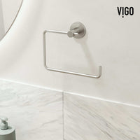 Cass 4-Piece Bath Hardware Set with 24 in. Towel Bar, Toilet Paper Holder, Hand Towel Holder, Hook
