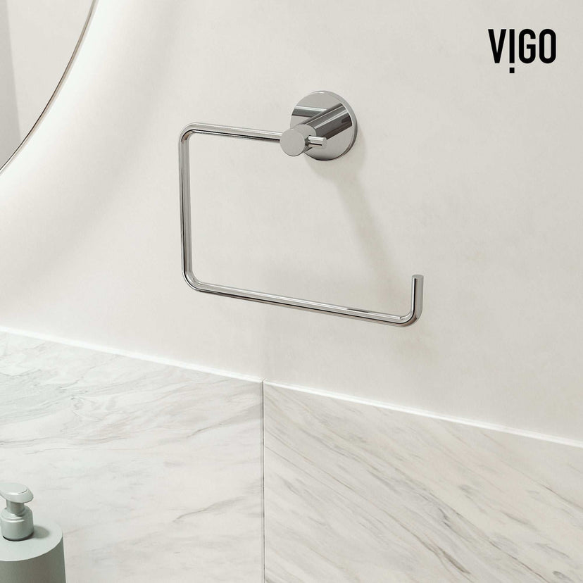 Cass 4-Piece Bath Hardware Set with 24 in. Towel Bar, Toilet Paper Holder, Hand Towel Holder, Hook