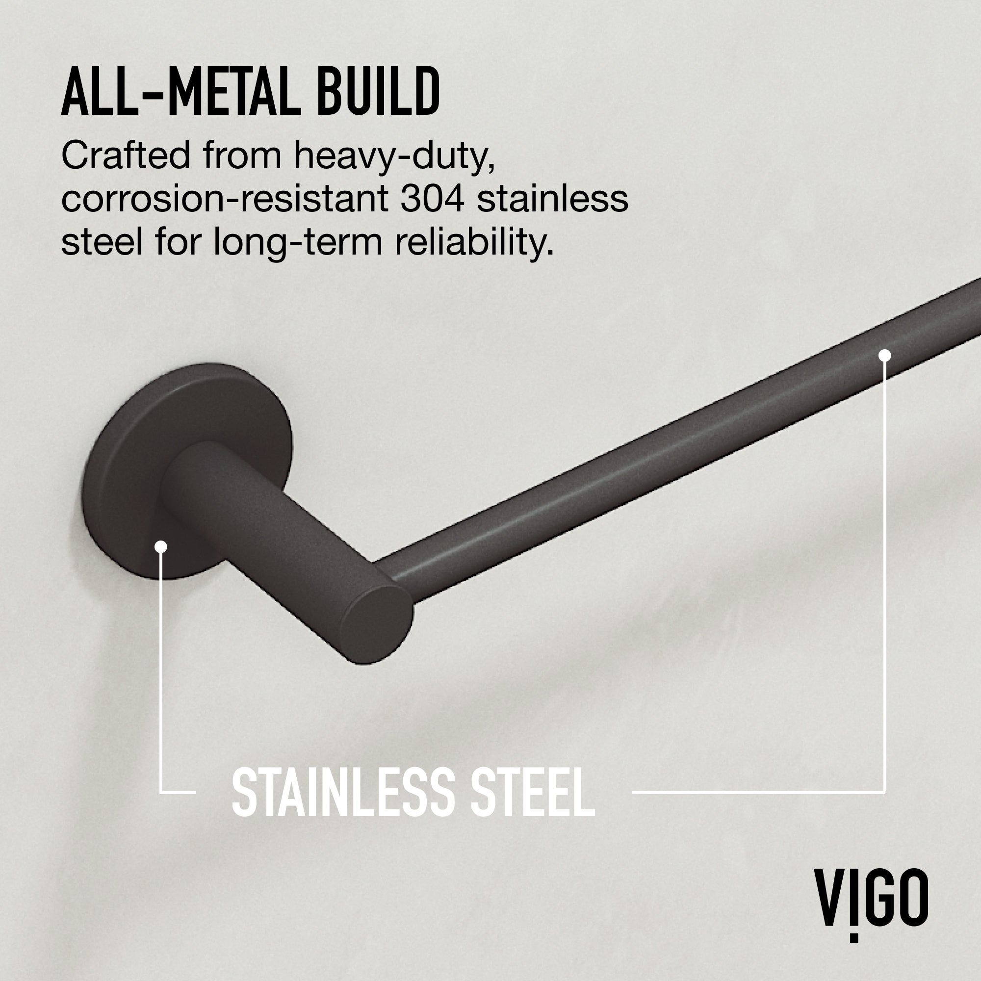 Cass 4-Piece Bath Hardware Set with 24 in. Towel Bar, Toilet Paper Holder, Hand Towel Holder, Hook