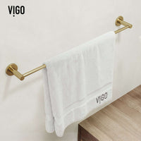 Cass 4-Piece Bath Hardware Set with 24 in. Towel Bar, Toilet Paper Holder, Hand Towel Holder, Hook