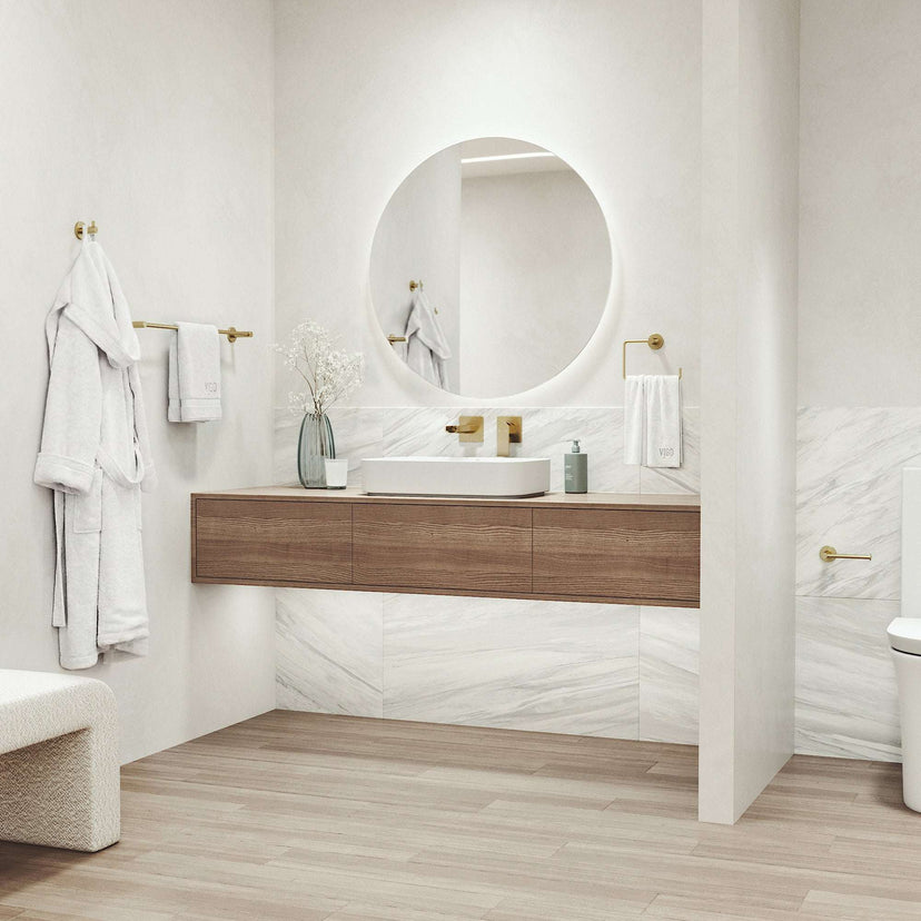 Cass 4-Piece Bath Hardware Set with 24 in. Towel Bar, Toilet Paper Holder, Hand Towel Holder, Hook