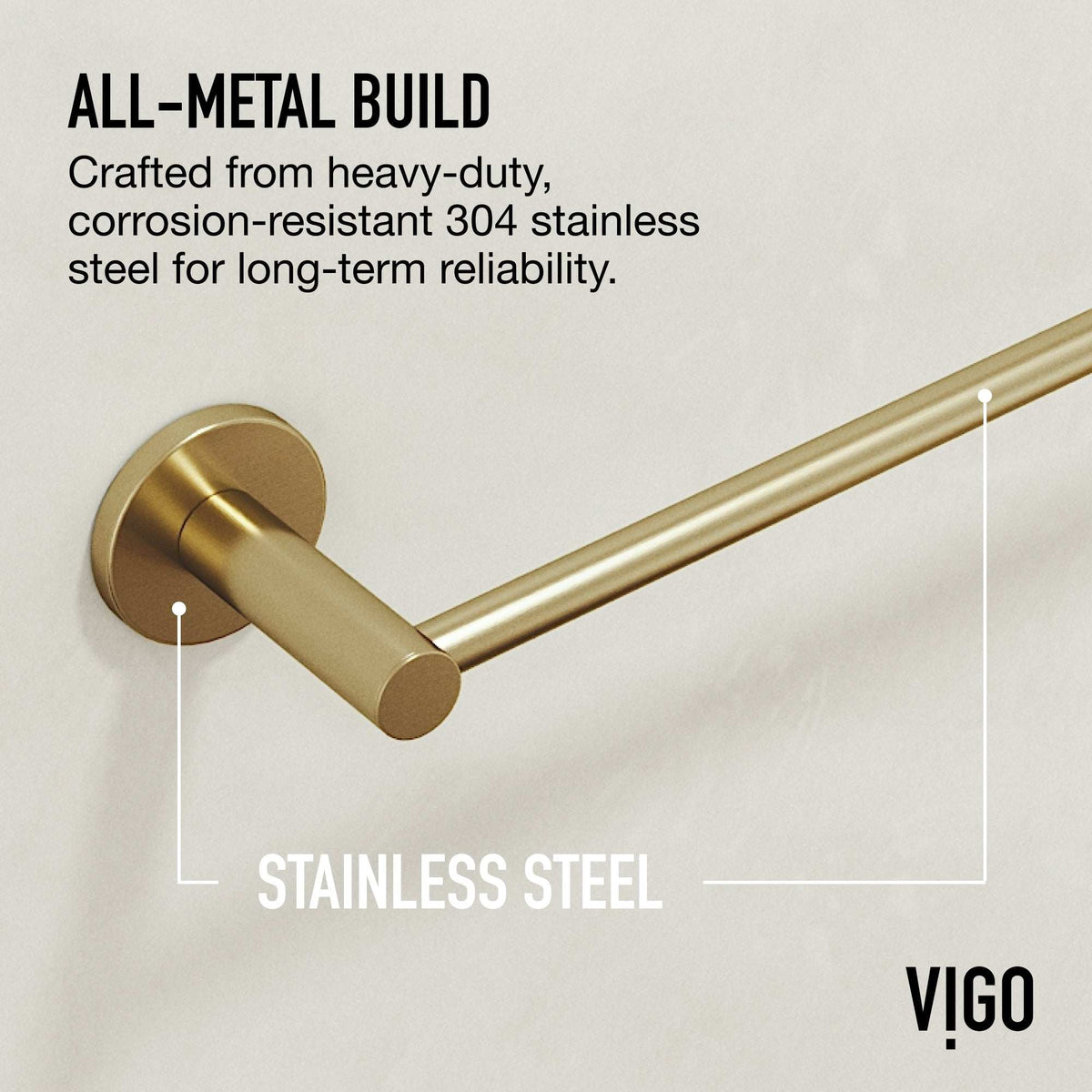 Cass 4-Piece Bath Hardware Set with 24 in. Towel Bar, Toilet Paper Holder, Hand Towel Holder, Hook