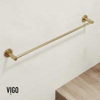 Cass 4-Piece Bath Hardware Set with 24 in. Towel Bar, Toilet Paper Holder, Hand Towel Holder, Hook