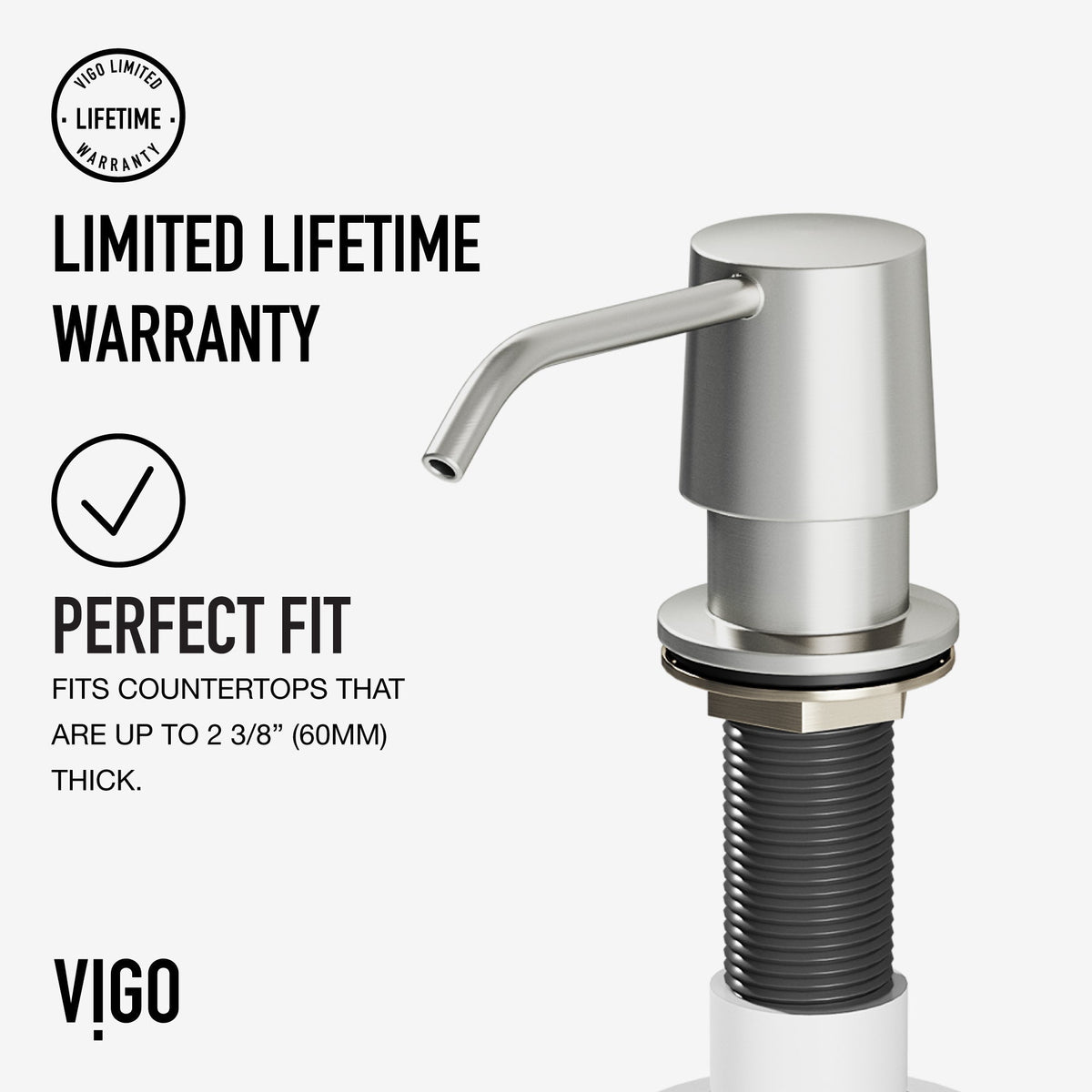 Stainless steel deck mount kitchen accessory, handmade with fade resistant and commercial grade features