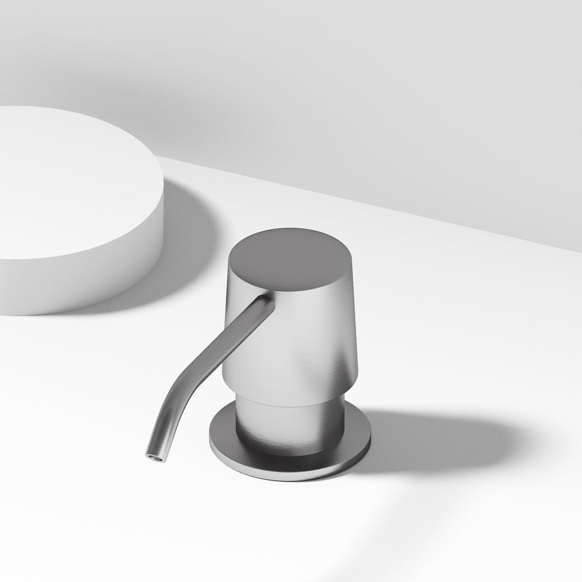 Modern stainless steel kitchen accessory deck mount with rust and scratch resistant brass construction