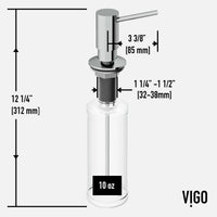 VIGO Greenwich Braddock Kitchen Soap Dispenser