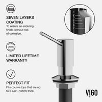 Deck mount kitchen accessory in chrome, approved for commercial use