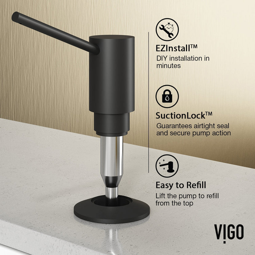 Handmade brass kitchen accessory in matte black finish, 12-inch height