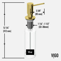 VIGO Greenwich Braddock Kitchen Soap Dispenser