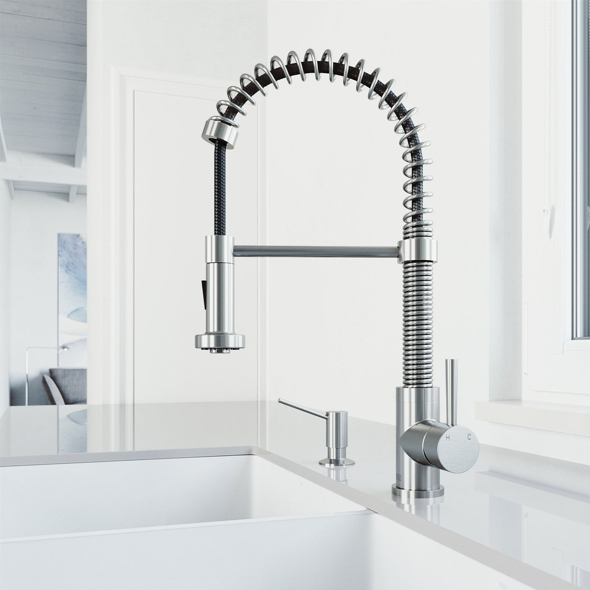 Handmade stainless steel kitchen accessory with contemporary design