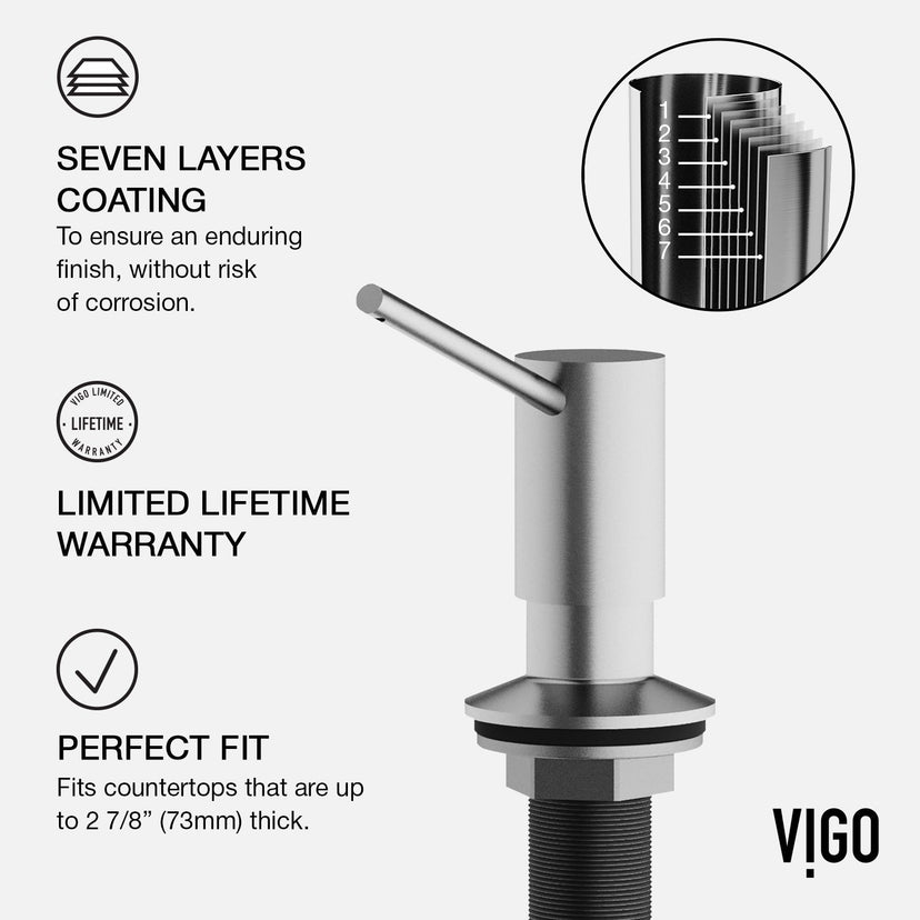Commercial-grade kitchen accessory with stainless steel finish and deck mount