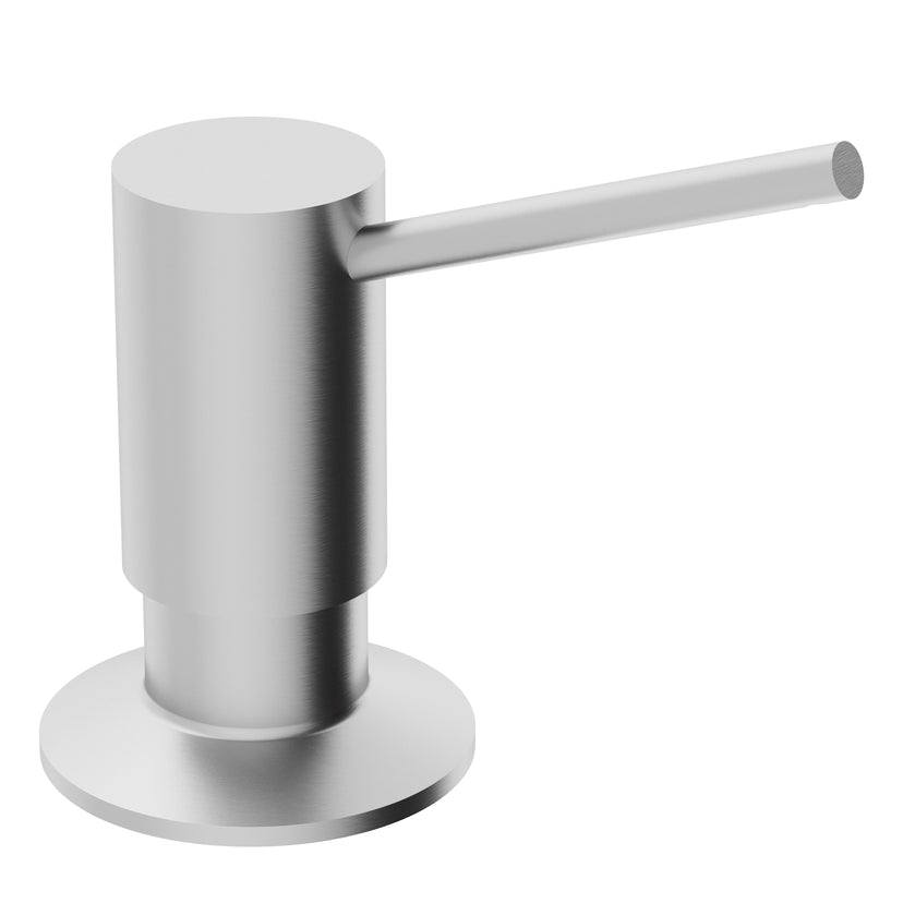 Greenwich Braddock Kitchen Soap Dispenser. Modern kitchen accessory in stainless steel finish, durable and handmade