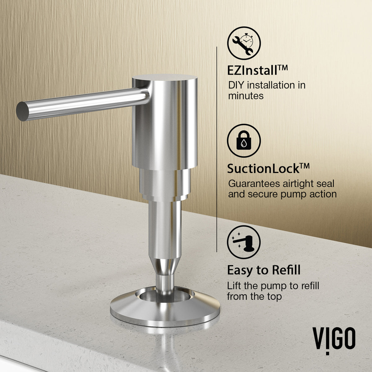 Edison Bolton Kitchen Soap Dispenser