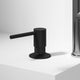 Matte black deck mount kitchen accessory with modern contemporary style