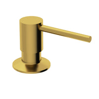 12-inch tall kitchen accessory with matte brushed gold finish