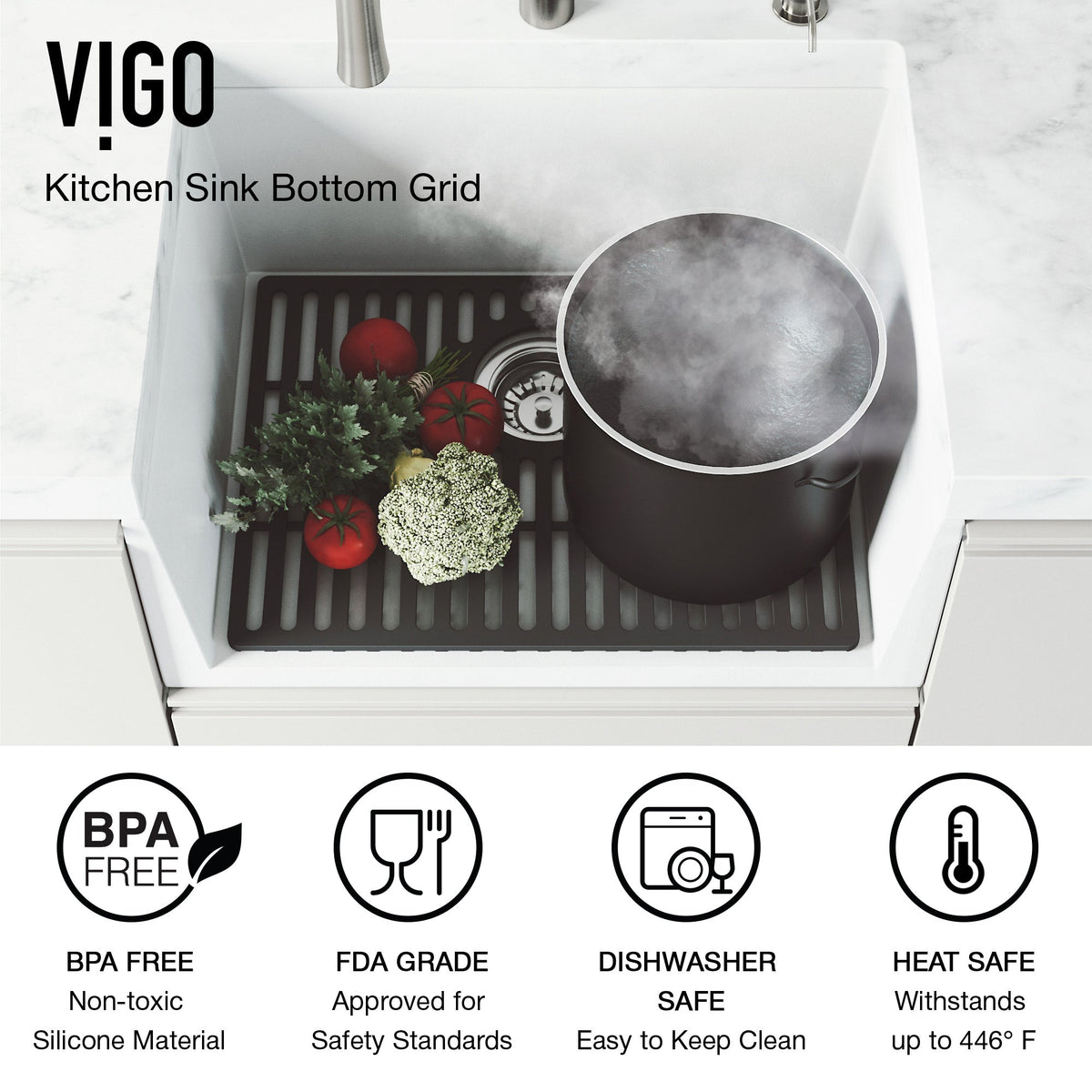 Scratch resistant silicone grid modern contemporary style