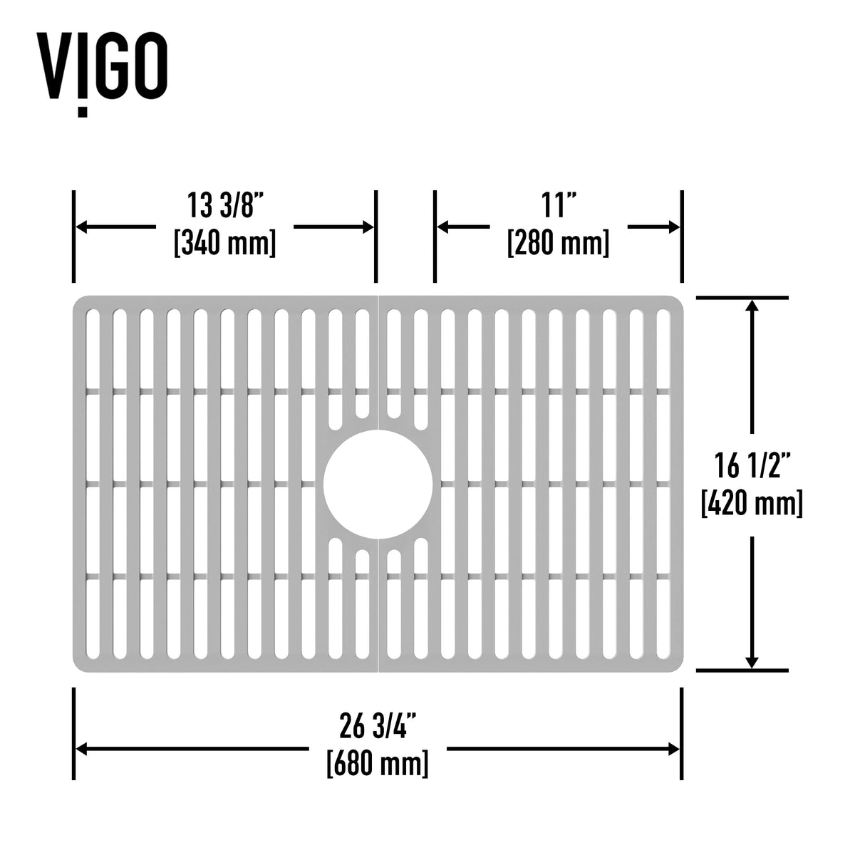 Contemporary gray silicone grid for sink commercial use rust resistant