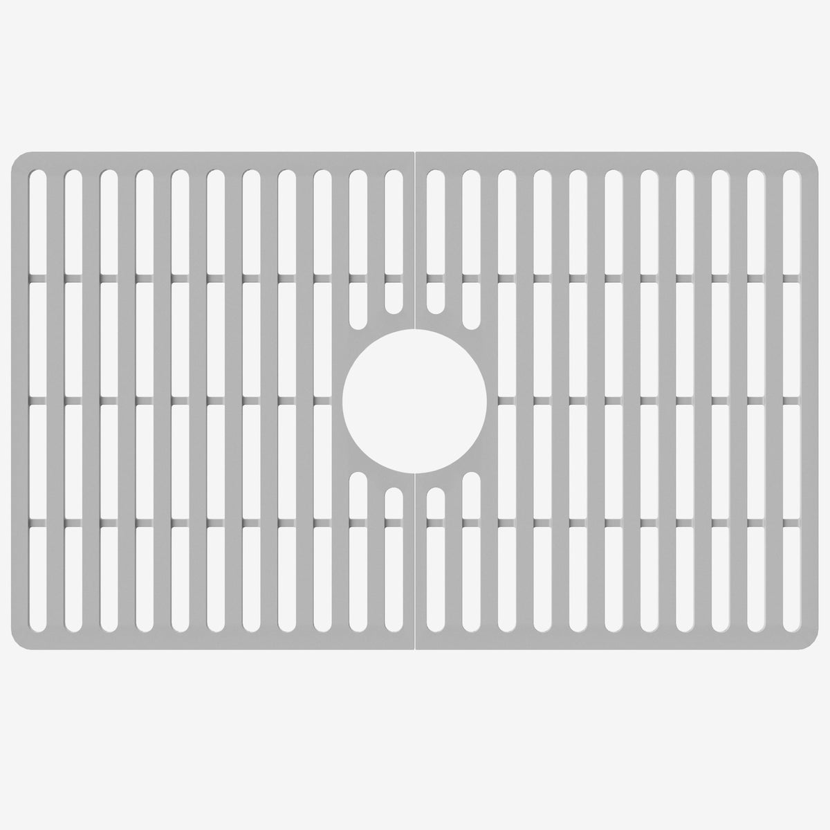 Rust resistant gray silicone sink grid modern design kitchen accessory