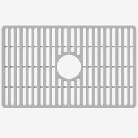 Rust resistant gray silicone sink grid modern design kitchen accessory