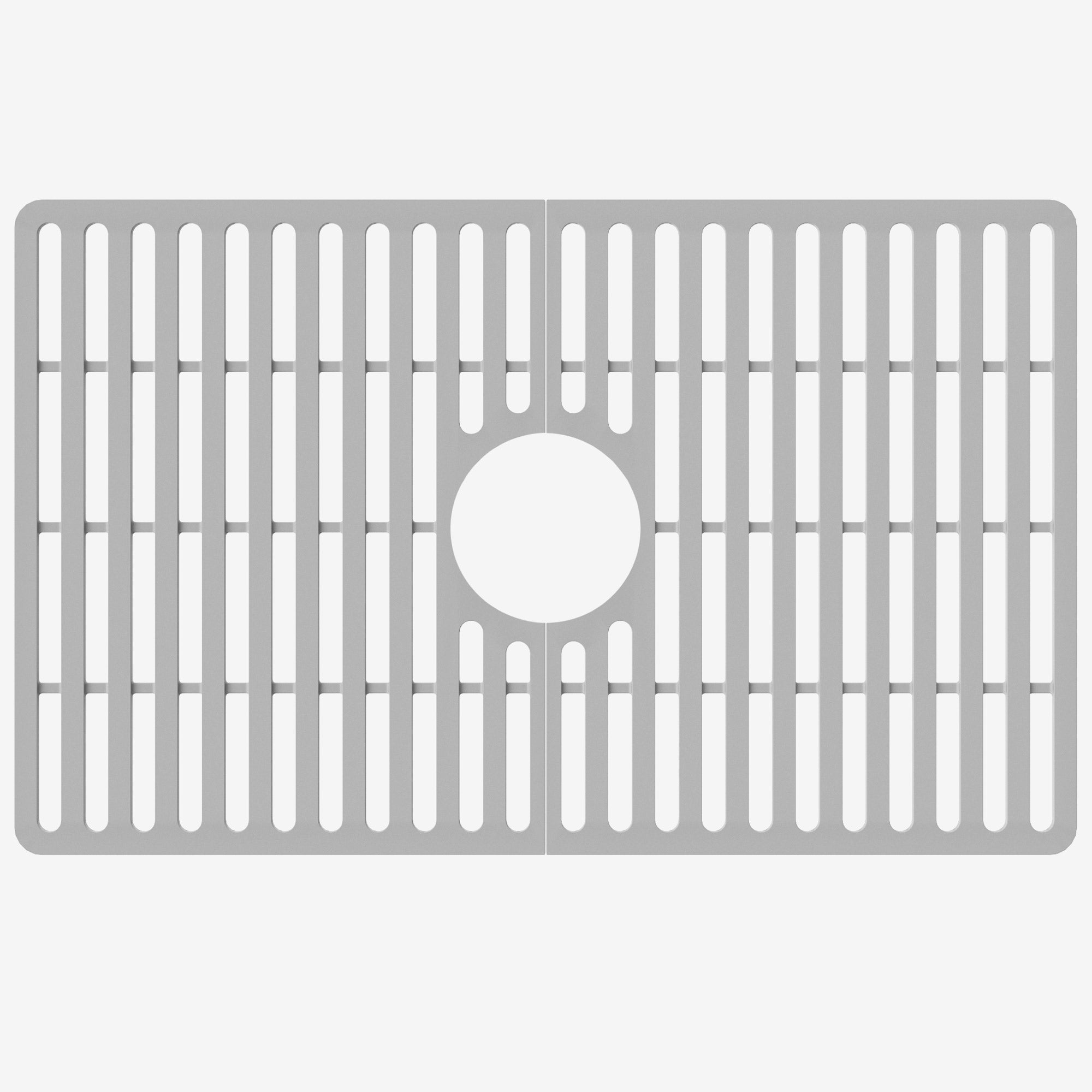 Rust resistant gray silicone sink grid modern design kitchen accessory