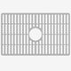 Rust resistant gray silicone sink grid modern design kitchen accessory