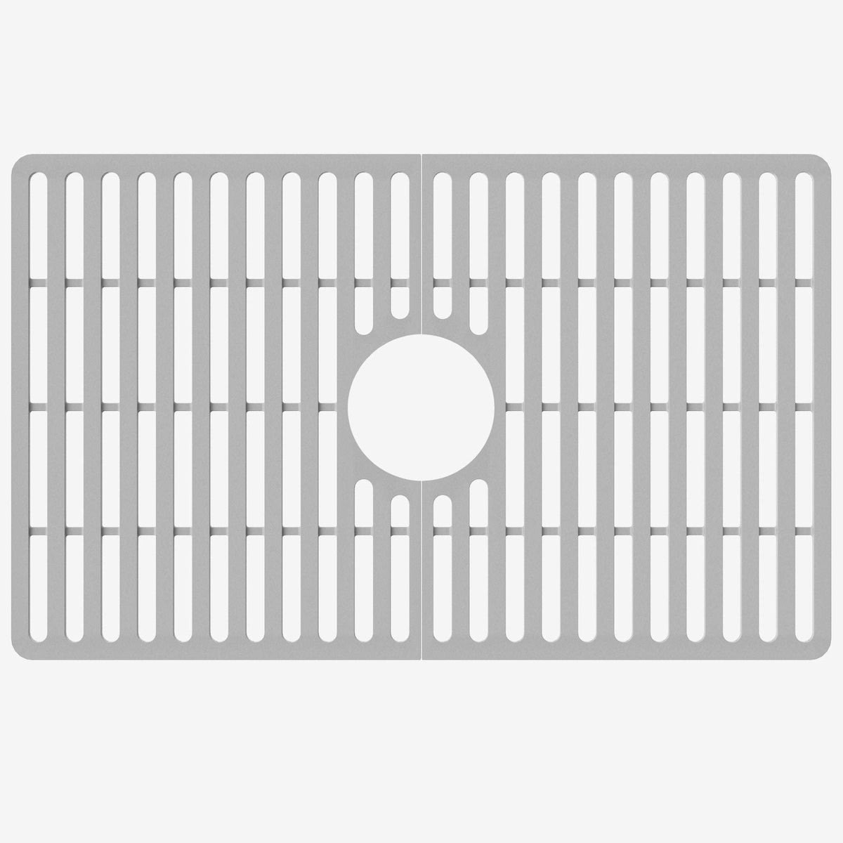 Rust resistant gray silicone sink grid modern design kitchen accessory