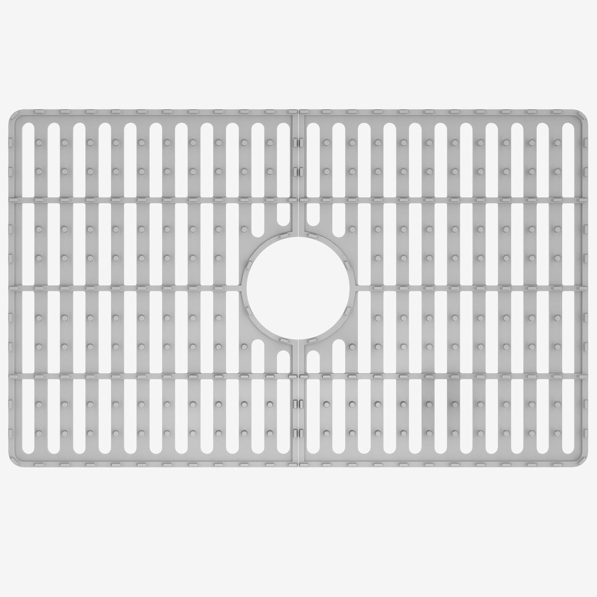 Gray silicone sink accessory with scratch resistant finish contemporary style