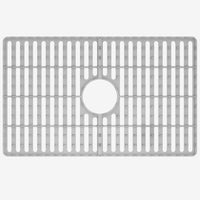 Gray silicone sink accessory with scratch resistant finish contemporary style