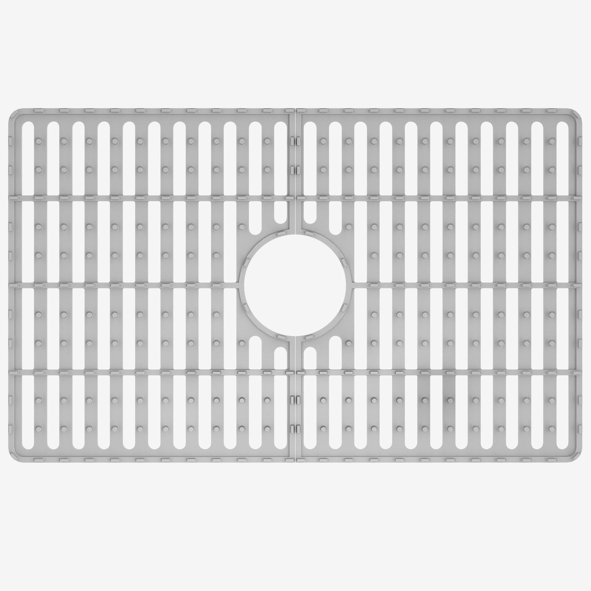 Gray silicone sink accessory with scratch resistant finish contemporary style