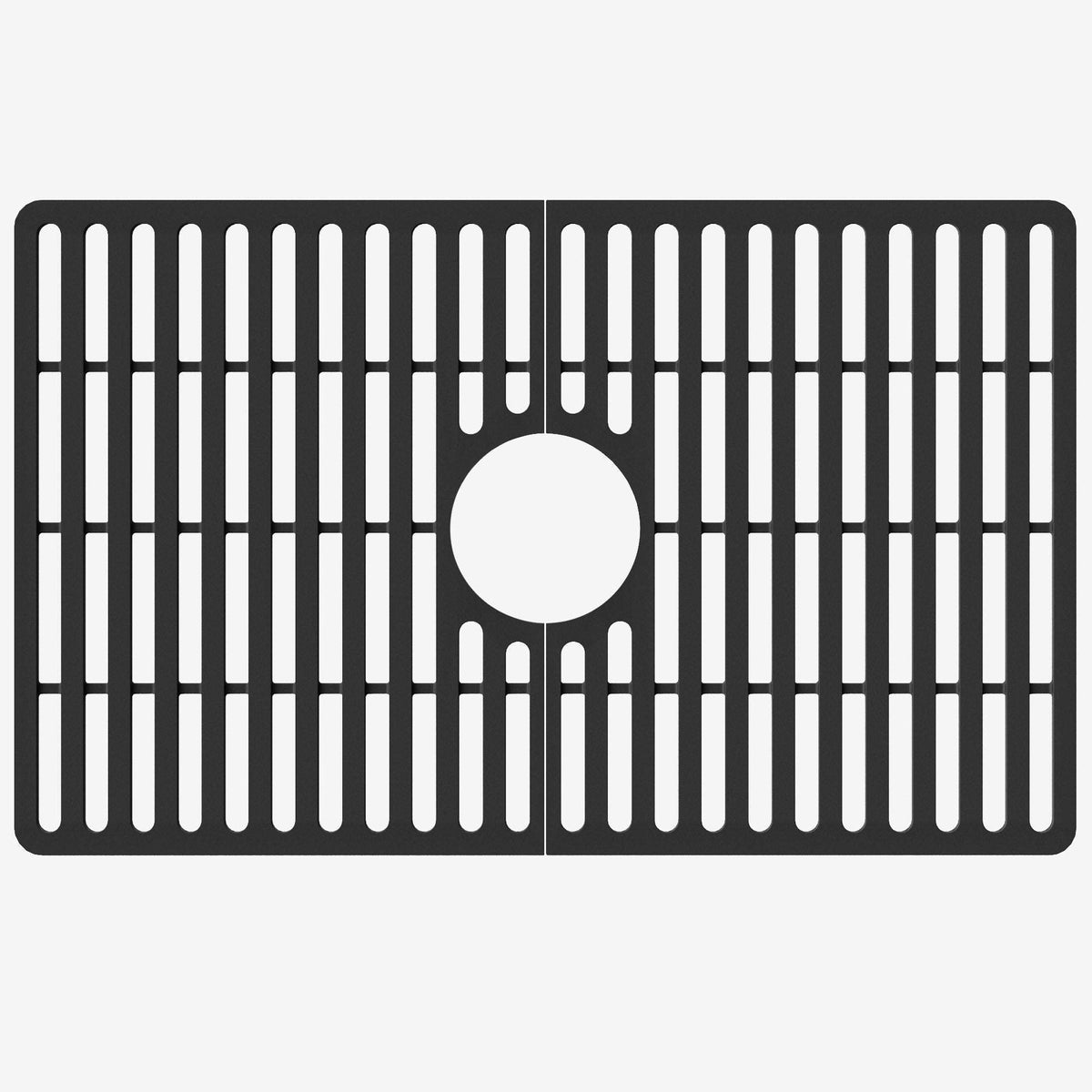 Rust resistant matte black silicone sink grid modern design kitchen accessory