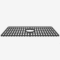 Modern matte black silicone grid for kitchen sink handmade and durable