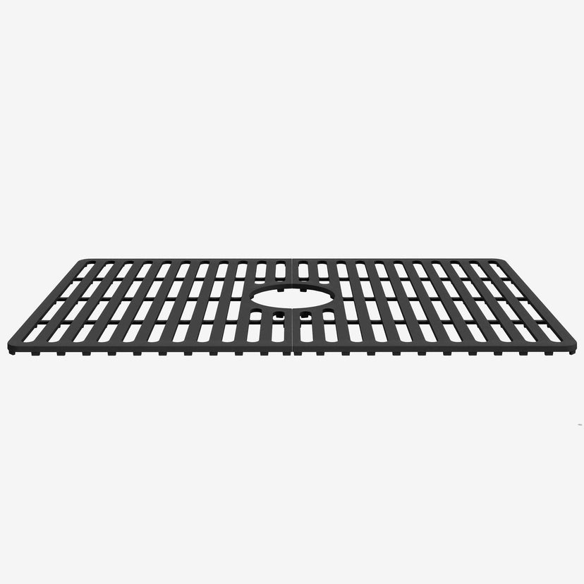 Modern matte black silicone grid for kitchen sink handmade and durable